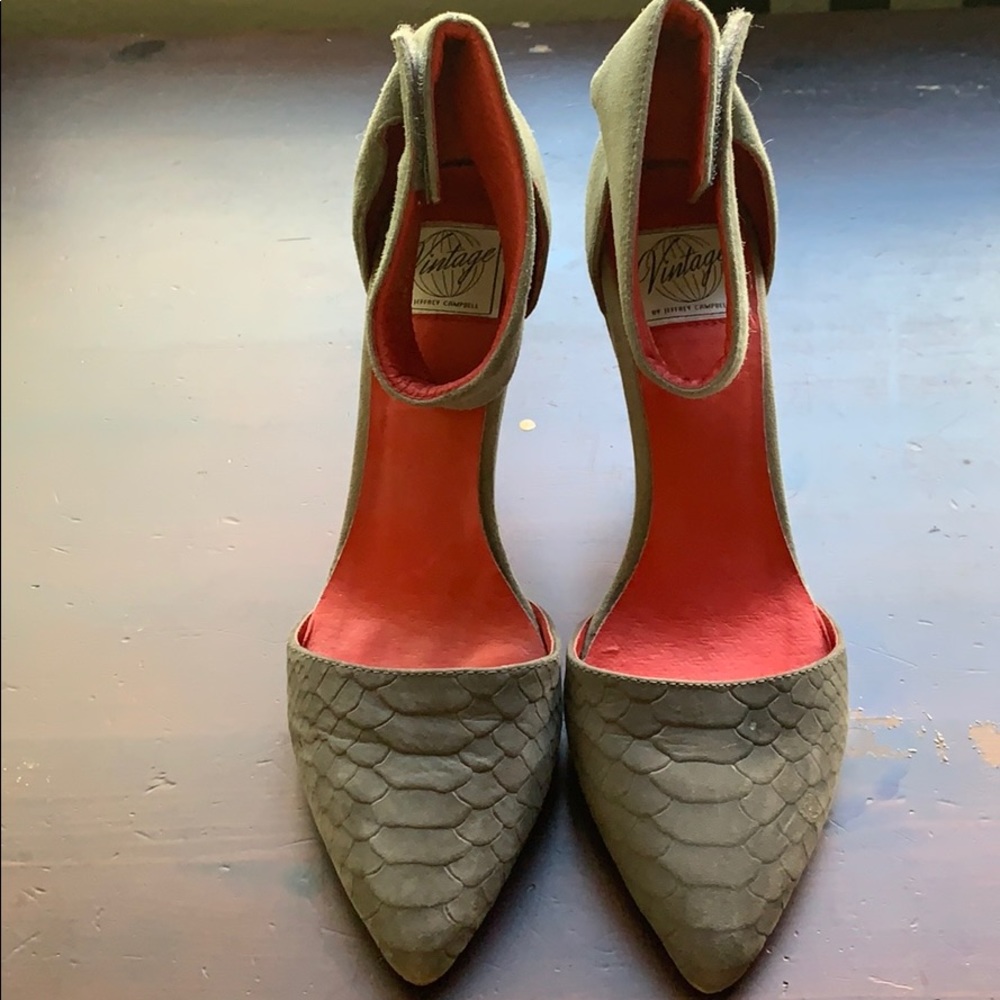 Vintage by Jeffrey Campbell ankle strap heels